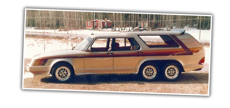 Illustration for article titled You Should Know About The Biggest (Best?) Saab Ever, It Had Six Wheels